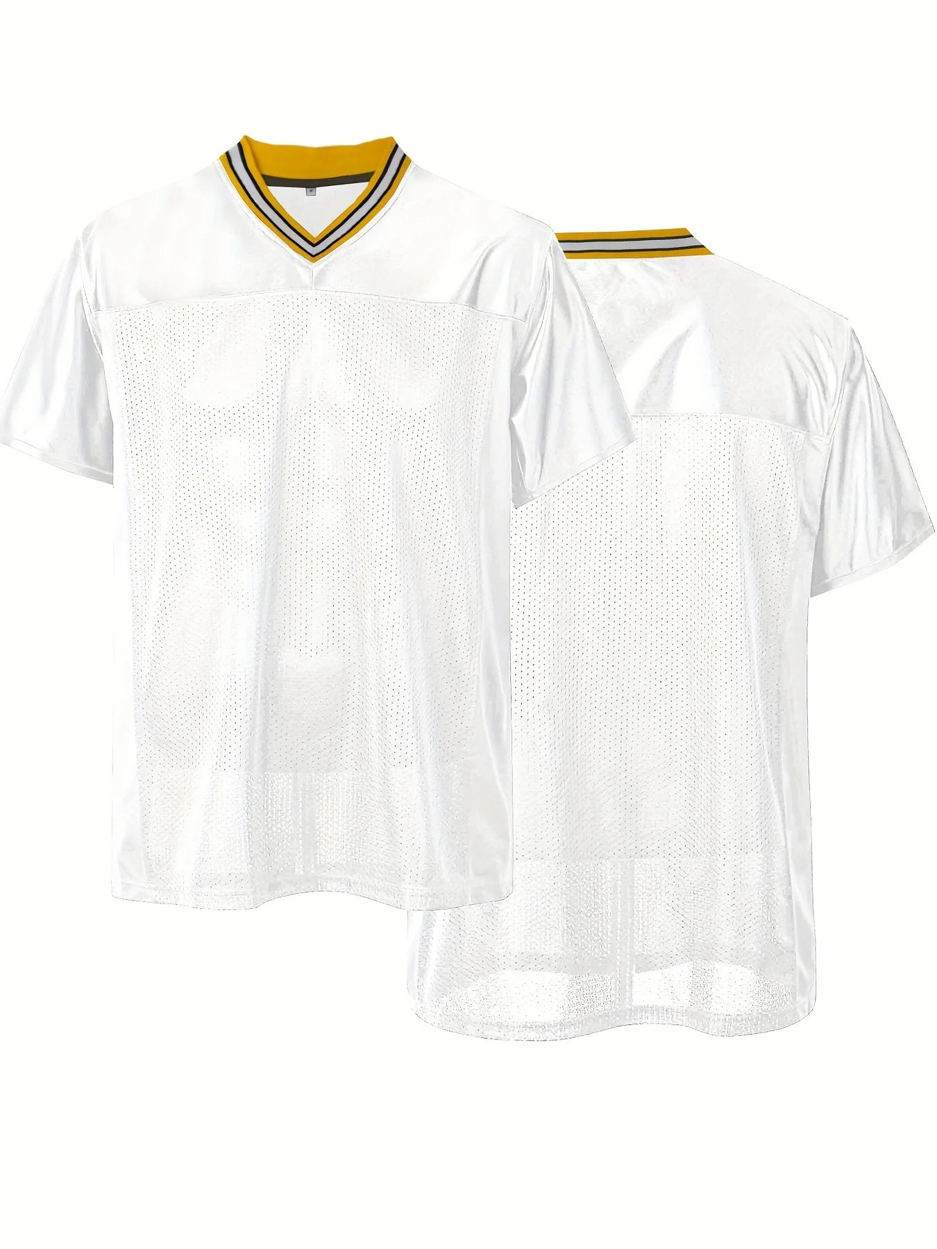 Blank Football Jersey,Sports T-Shirt Hip Hop Jersey for Party