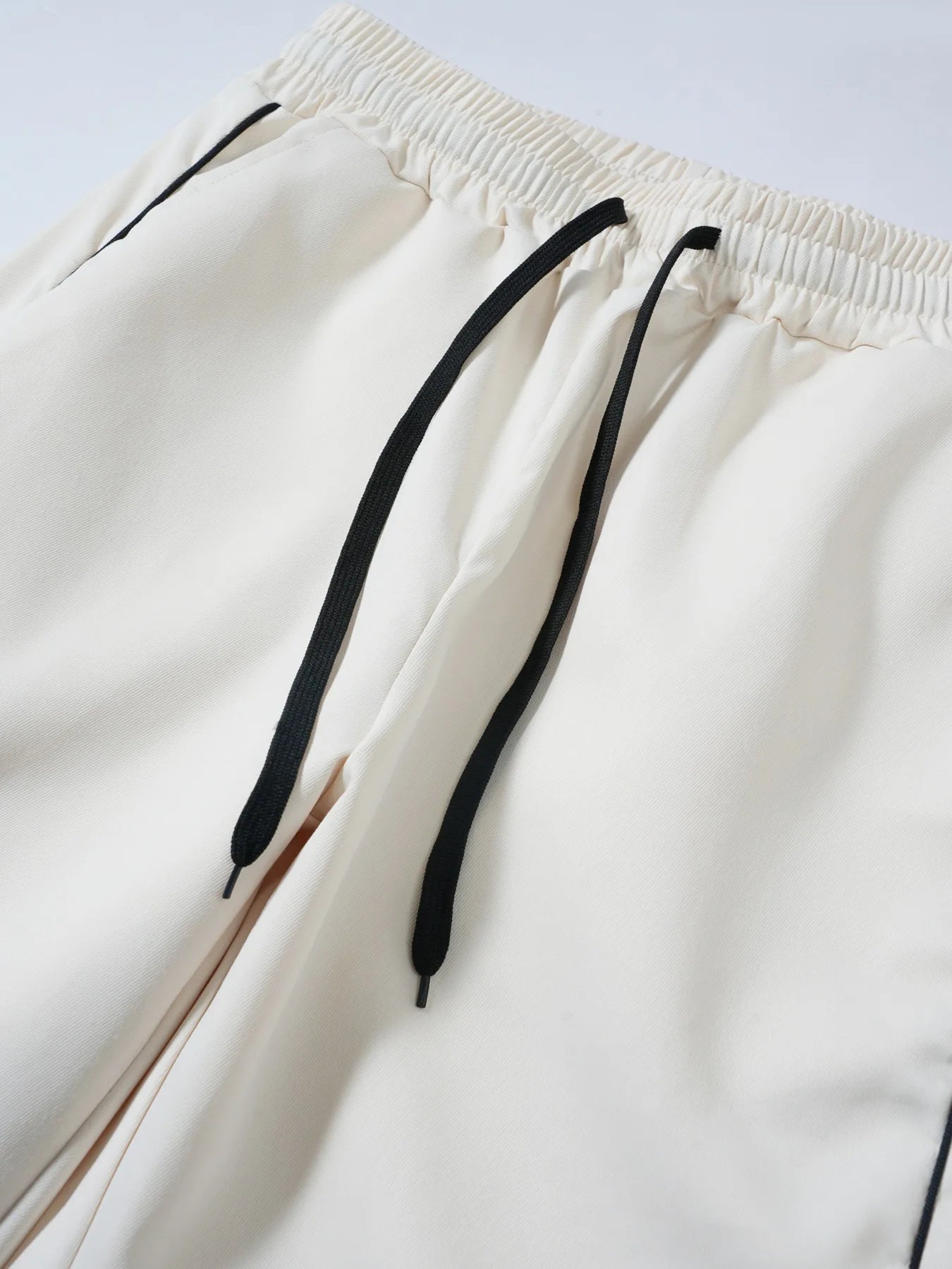 Retro Vintage Wide Leg Loose Pants Spring Summer Me High Elastic Waist Pocket Sporty Long Trousers LXDZ-KJ-CK029-WW
