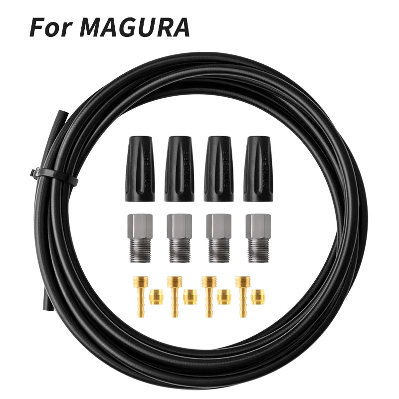 Bike Hydraulic Brake Cable Sets For SHIMANO SRAM MAGURA TEKTRO 5mm*3m MTB Mountain Bicycle Oil Disc Brake Hose