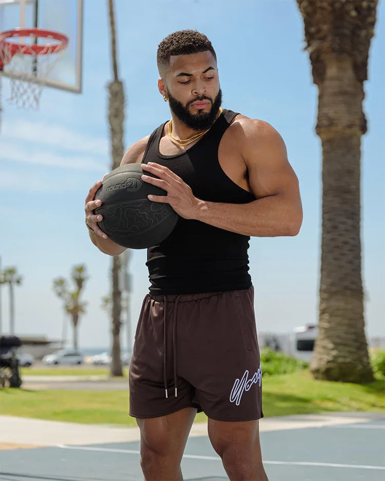 Trend Men's Mesh Beach Swim Casual Shorts Man Quick Dry Loose Basketball Jogger Short Pants Gym Fitness Sport Running Sweatpants