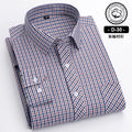New Cotton Plaid Casual Shirts For Men Long Sleeve Fashion Print Checked Regular Fit Mens Plaid Shirts Dress Daily Clothing Soft