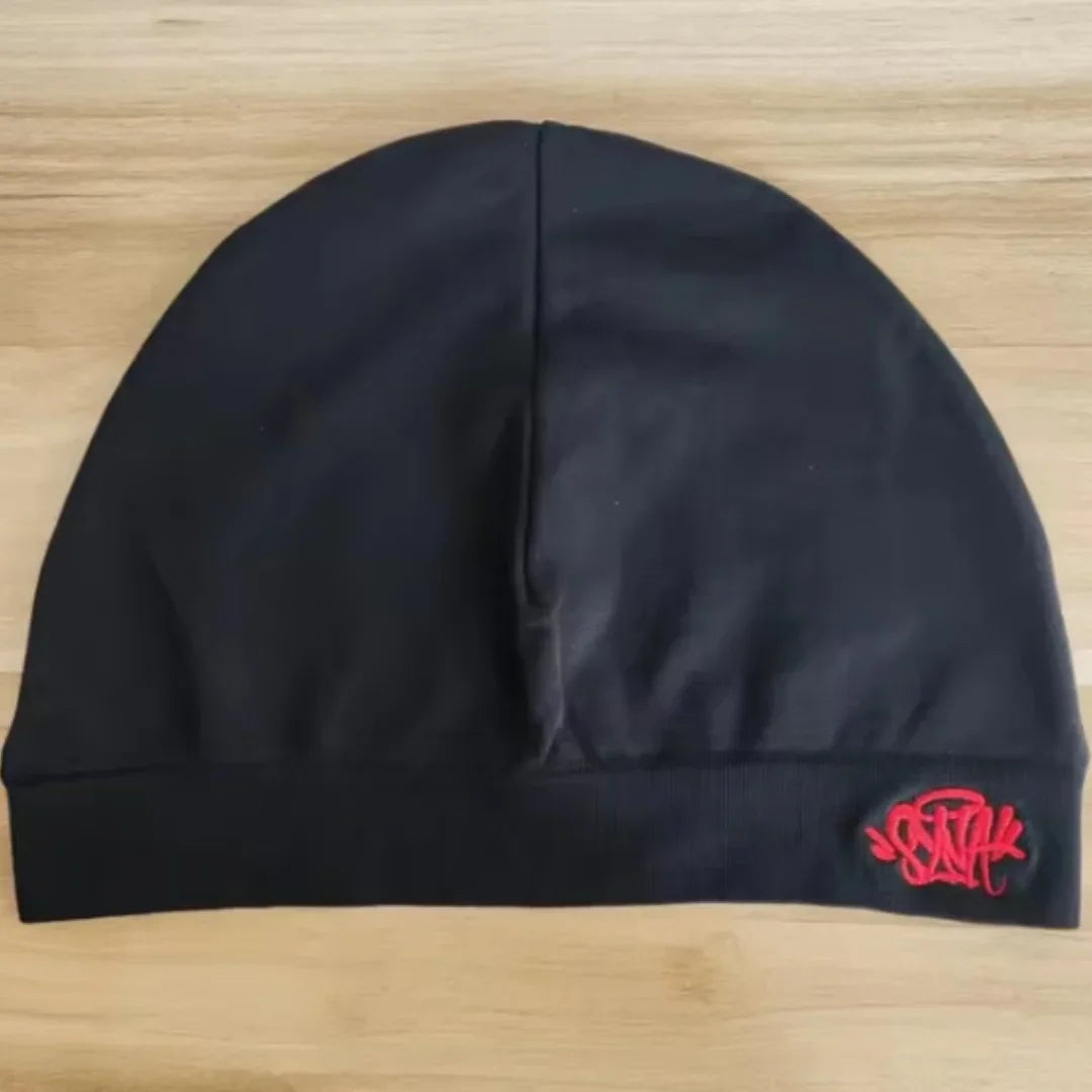 SY with Keychain 2025 New Sy World Skull Hat Syrunning Hat 2025 New Knitted Sy Beanie Hat for Men and Women Y2k War