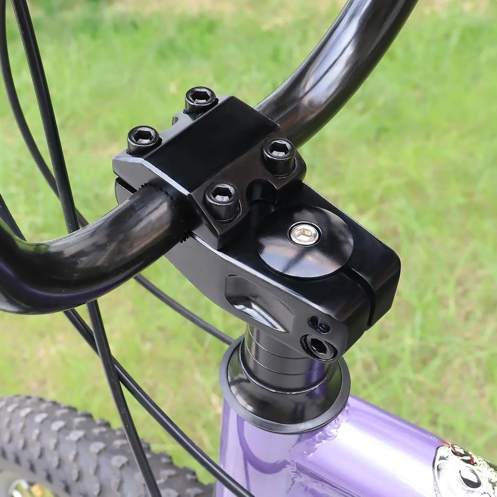 ZUKKA 22.2mm Bike Stem for BMX Bike Aluminum Alloy Fixed Gear Bicycle Stem MTB Mountain Bike Short Stem Parts For Bikes