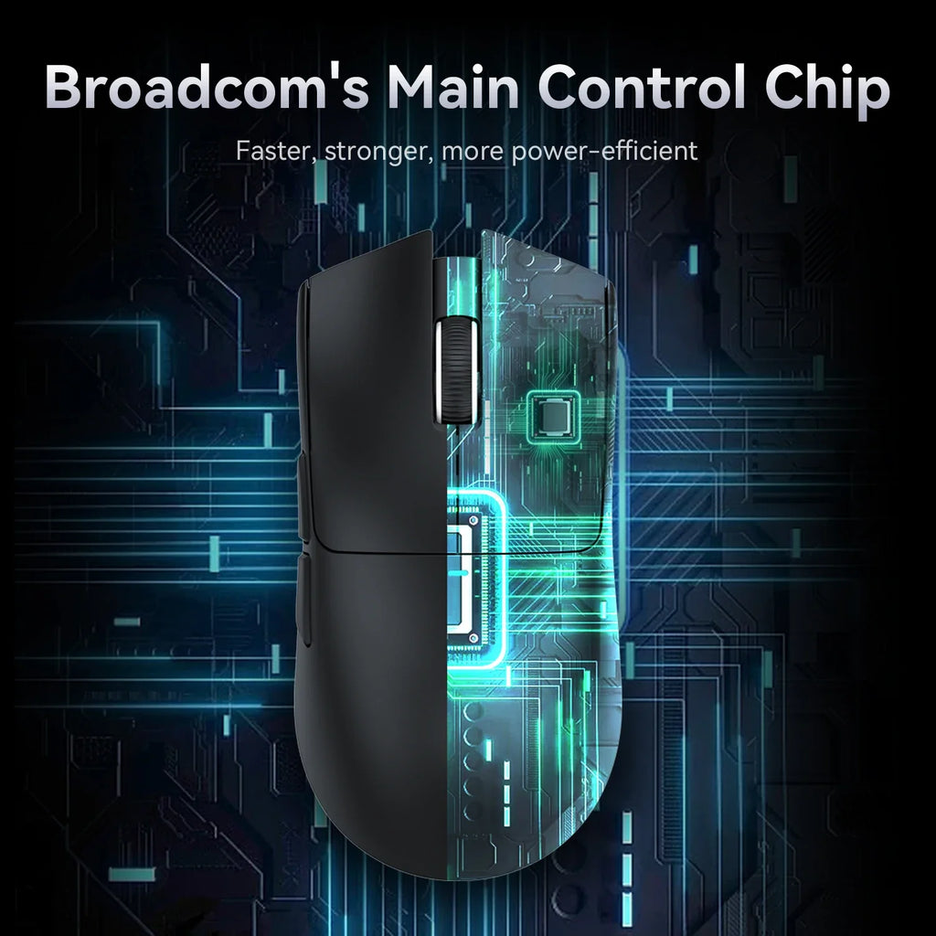 Attack Shark R1/X11 Wireless Gaming Mouse, 18K DPI PAW3311, Ergonomic, Lightweight Tri-Mode Bluetooth 2.4GHz USB, for PC/Laptop