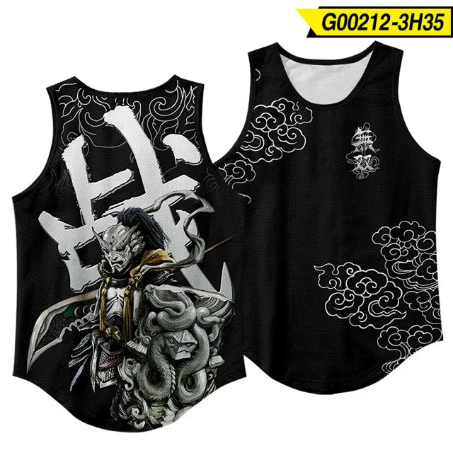 Anime Peak Costume Basketball Jersey Cosplay Uniform Vest Singlet Shirt Sleeveless Set Tank Tops