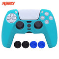 Soft Silicon Protective Case Cover For Playstation 5 Controller Skin Cases For PS5 Gamepad Controle Controller Games Accessories