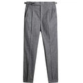 Vintage Naples Wool Herringbone Pants Autumn and Winter American-Style Coarse Twill British Slim-Fit Casual Pants