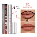 Waterproof Lip Liner Peel Off Tattoo Lipgloss Waterproof Long Lasting Matte Lip Tint Brown Contour Tear-off Lips Stain Cosmetic