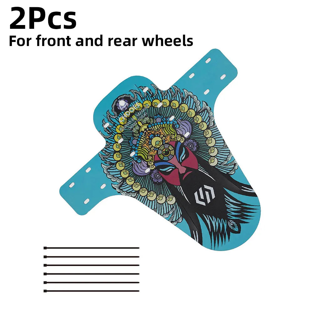 2Pcs Bicycle Fenders Front/Rear Tire Wheel Universal Mudguard MTB Road Bike Wings Fenders Cycling