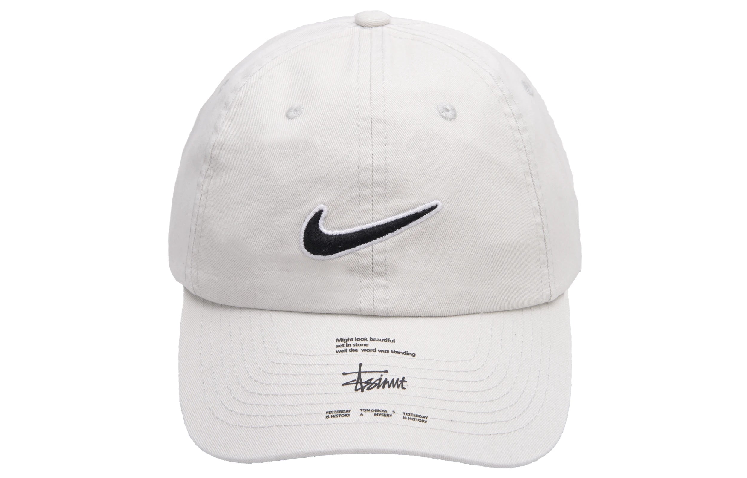 Nike Baseball Cap Free Soul, High Street, Trendy, Versatile, Minimalist, Acetate Fiber, Duckbill Cap, FB5369-072 Team645