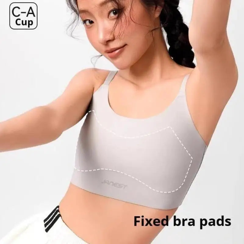 Women's Seamless Invisible Bra – Non Sheer Fabric, Bust Minimizer Style, Smooth Under Clothing