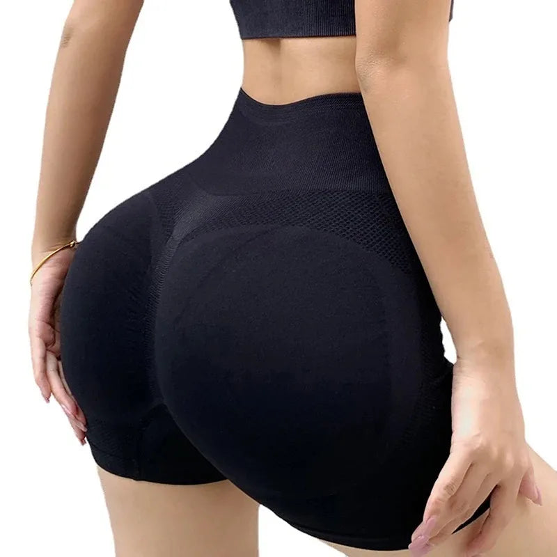 Women High Waist Push Up Shorts for Yoga Cycling Jogging Fitness Sports Gym Workout Activewear Leggings Athletic Clothing