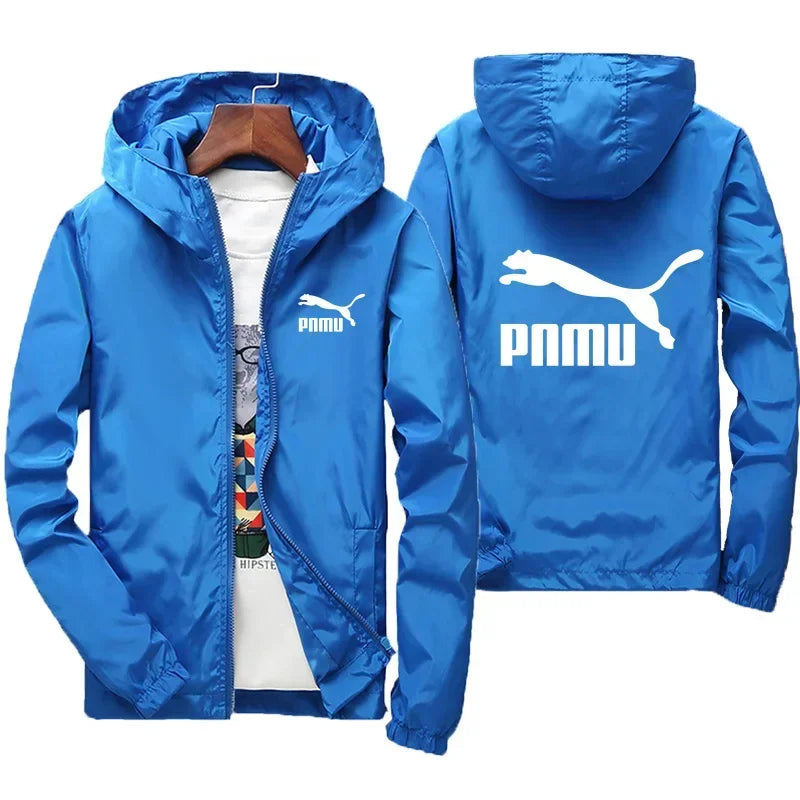2026 New Men's Spring Autumn Windproof Sunscreen Coat Hooded Long Sleeve Thin Jacket Outdoor Fashion Trend Daily Outerwear