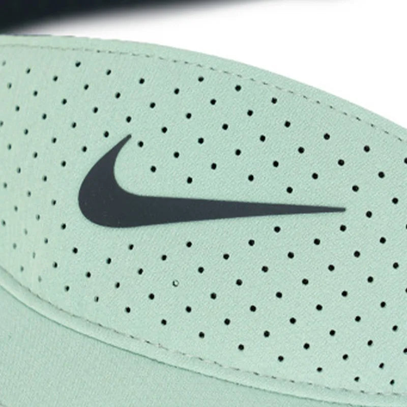 Nike Unisex Quick-Dry Tennis Sun Visor Cap Couple Style Soft Gray Green/Charcoal Black/Black Fb6443-006