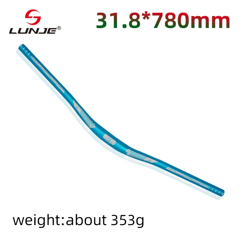Mountain Bike Handlebar 31.8mm Bicycle Riser Bar 720/780/800mm Aluminum Alloy Handle MTB Downhill Horizontal Cycling Parts