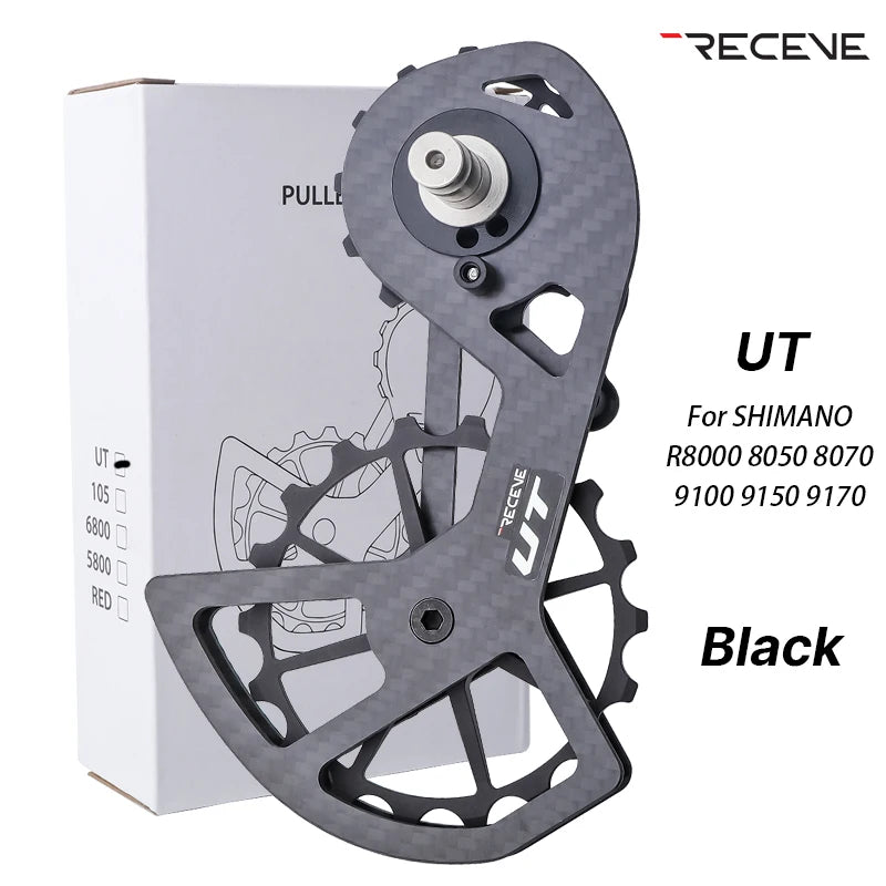 RECEVE Bicycle Derailleur Groupset Road Bike Rear Derailleur Pulley Ceramic Jockey Wheel Carbon Cycling R5800 R6800 R7000 R8000