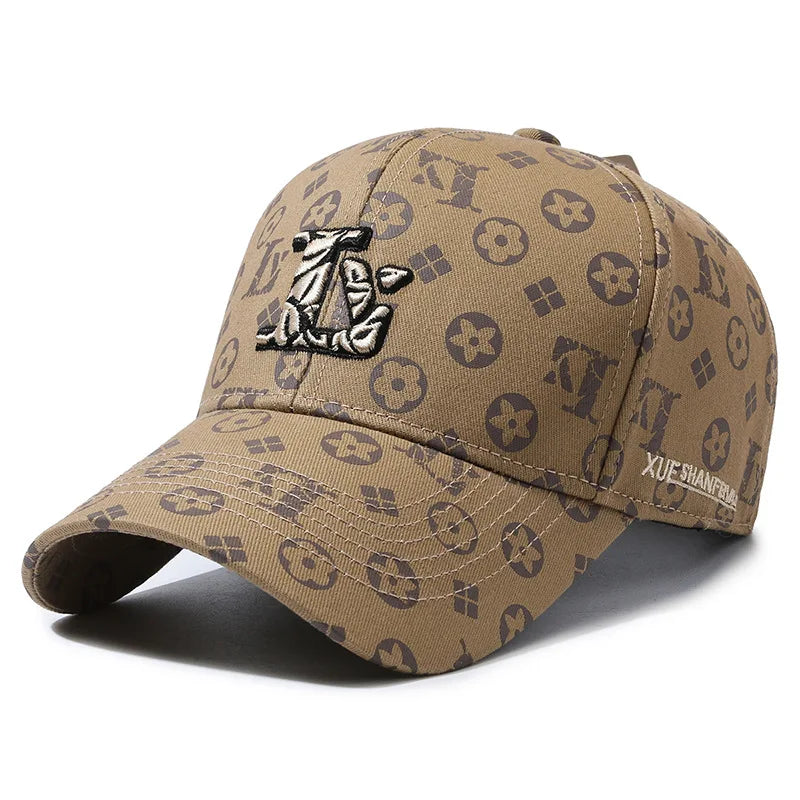 Hat Baseball Cap Embroidery Letter Baseball Cap Fashion Couple Shade Sunscreen Versatile