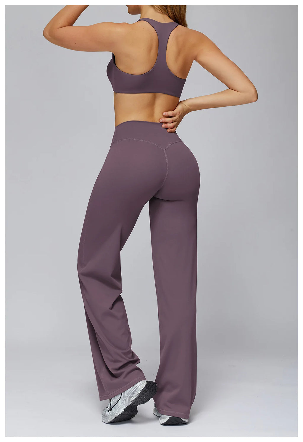 Yoga Set 2 Pieces Sports Outfits Female Clothing Fitness Vest Sportswear Women Tracksuit High Waist Leggings Sport Bra Yoga Suit