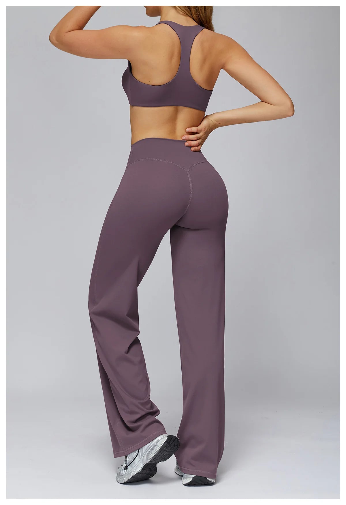 Yoga Set 2 Pieces Sports Outfits Female Clothing Fitness Vest Sportswear Women Tracksuit High Waist Leggings Sport Bra Yoga Suit