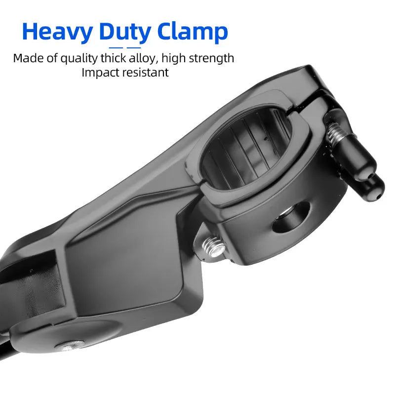 Deemount Lightweight Bike Side Stay for 24-29in/700C MTB Road Cycling Sturdy Alloy Kickstand with Non-Slip Wide Foot Design