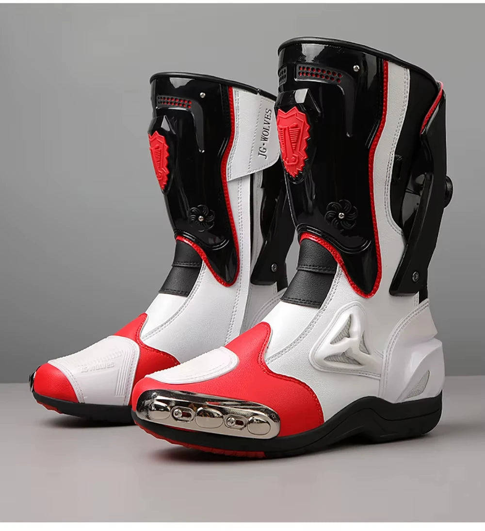 Motorcycle Boots Men Anti-slip Motorcyclist Shoes Adventure Touring Motocross MTB Dirt Bike Boots Motorcycle Accessories