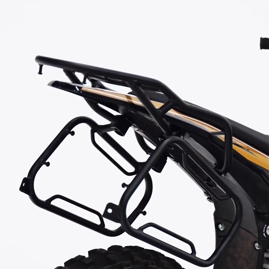 Ultra Bee Electric dirt bike Luggage Rack kits Original Retrofit Side Rack kit Steel Luggage Rack Side Bag Holder Tail Racks