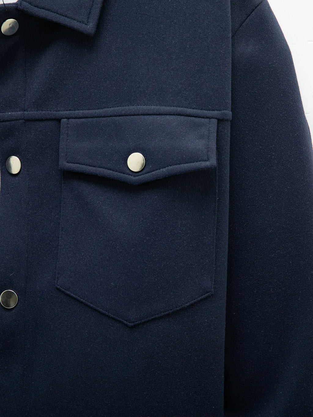 2025 new men's casual spring and autumn solid color single-breasted jacket pocket long-sleeved coat