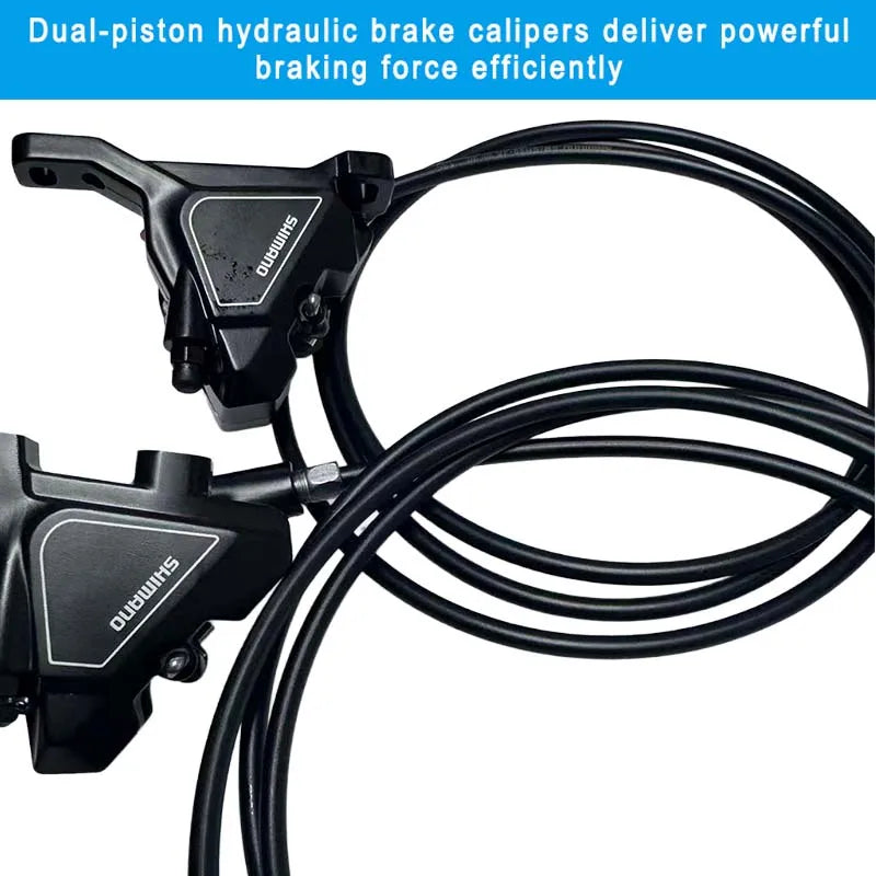 Shimano MT200 UR300 One Way Bleed Brake Set Easy Maintenance Durable Structure for Flat Bar Gravel City Bicycle Cycling Spare