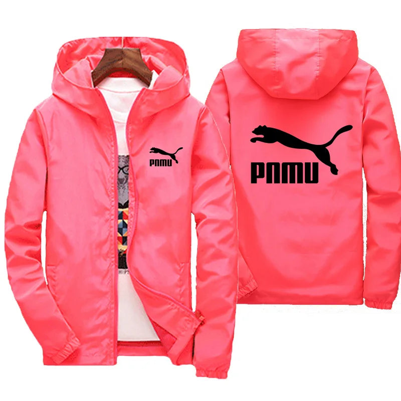 2026 New Men's Spring Autumn Windproof Sunscreen Coat Hooded Long Sleeve Thin Jacket Outdoor Fashion Trend Daily Outerwear