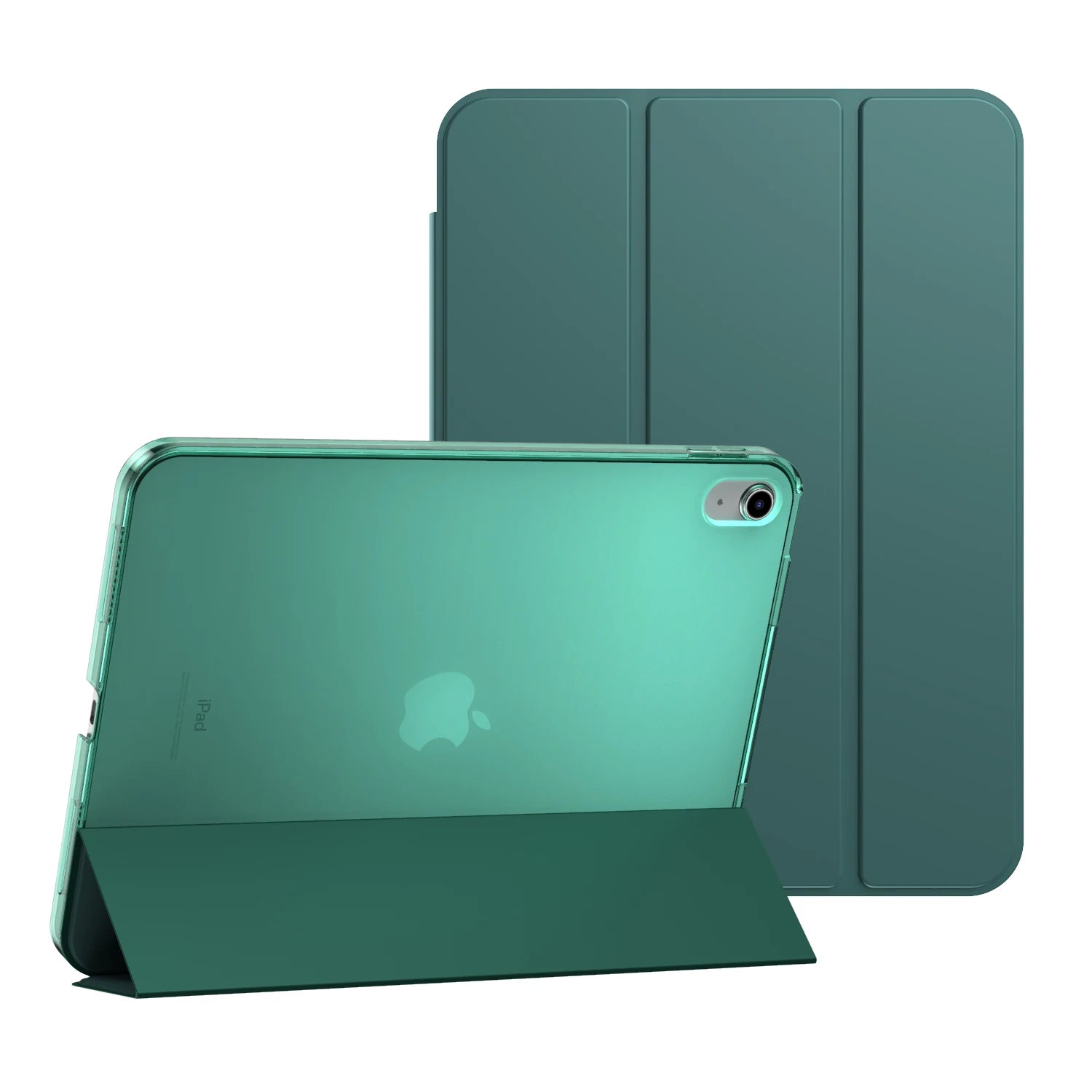 For iPad(A16) 11th Generation 2025, iPad 10th Gen Case 10.9inch 2022,Back Shell Smart Cover, Support Touch ID, Auto Wake/Sleep