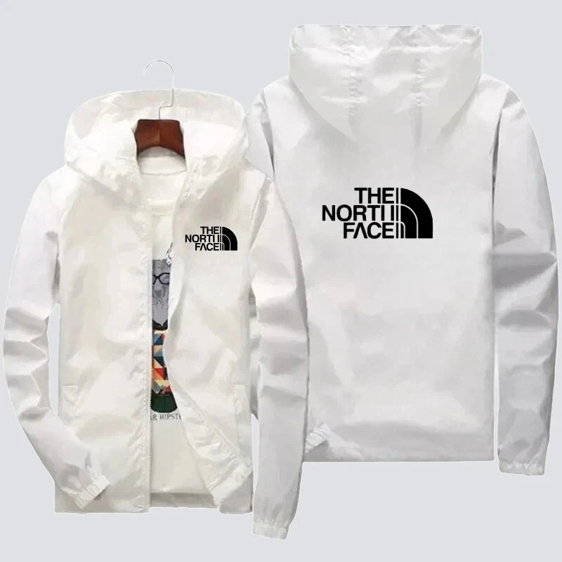 Men Four Seasons Lightweight Hooded Jacket Multi Size Color Casual Loose Outdoor Breathable Fashion Basic Coat for Daily Jackets