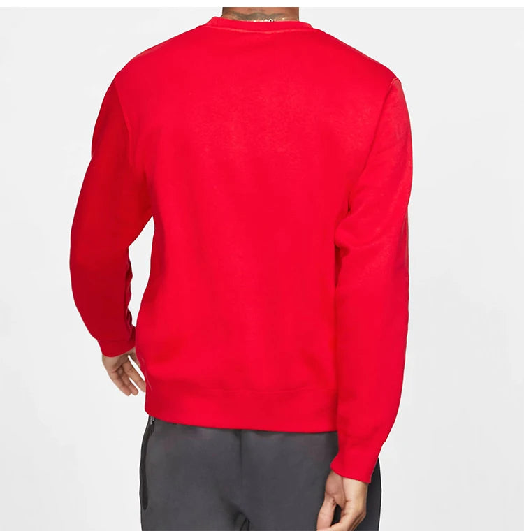 Nike Official Authentic Men's Fleece Knit Round Neck Sweatshirt Pullover BV2663-657