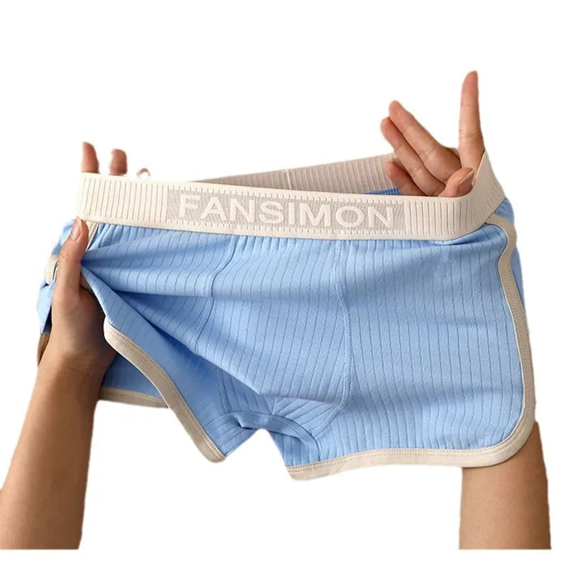 Men's Panties Boxer Shorts Underwear Sexy Striped Man Underpants Male Homme U Convex Shorts Lingerie Boxer Briefs