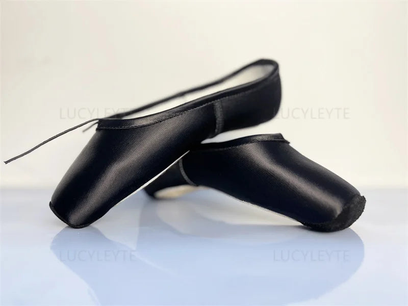 Ballet Dance Shoes Child and Adult Ballet Pointe Shoe Professional with Ribbons Shoes Woman Zapatos Mujer Sneakers Women Girls