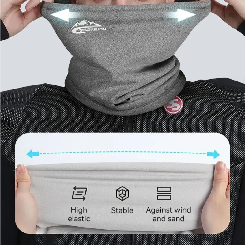 Winter Warm Cycling Windproof Thermal Fleece Bike Headband Scarf Men Women Breathable Cycling Neck Gaiter