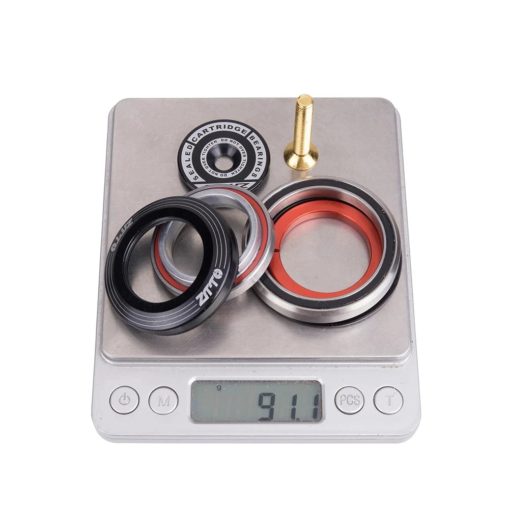 MTB 4252ST 1 1/8"-1 1/2" Straight Tube Steering Column IS42 IS52 Bike Headset Bicycle Headset Bearing 42mm 52mm