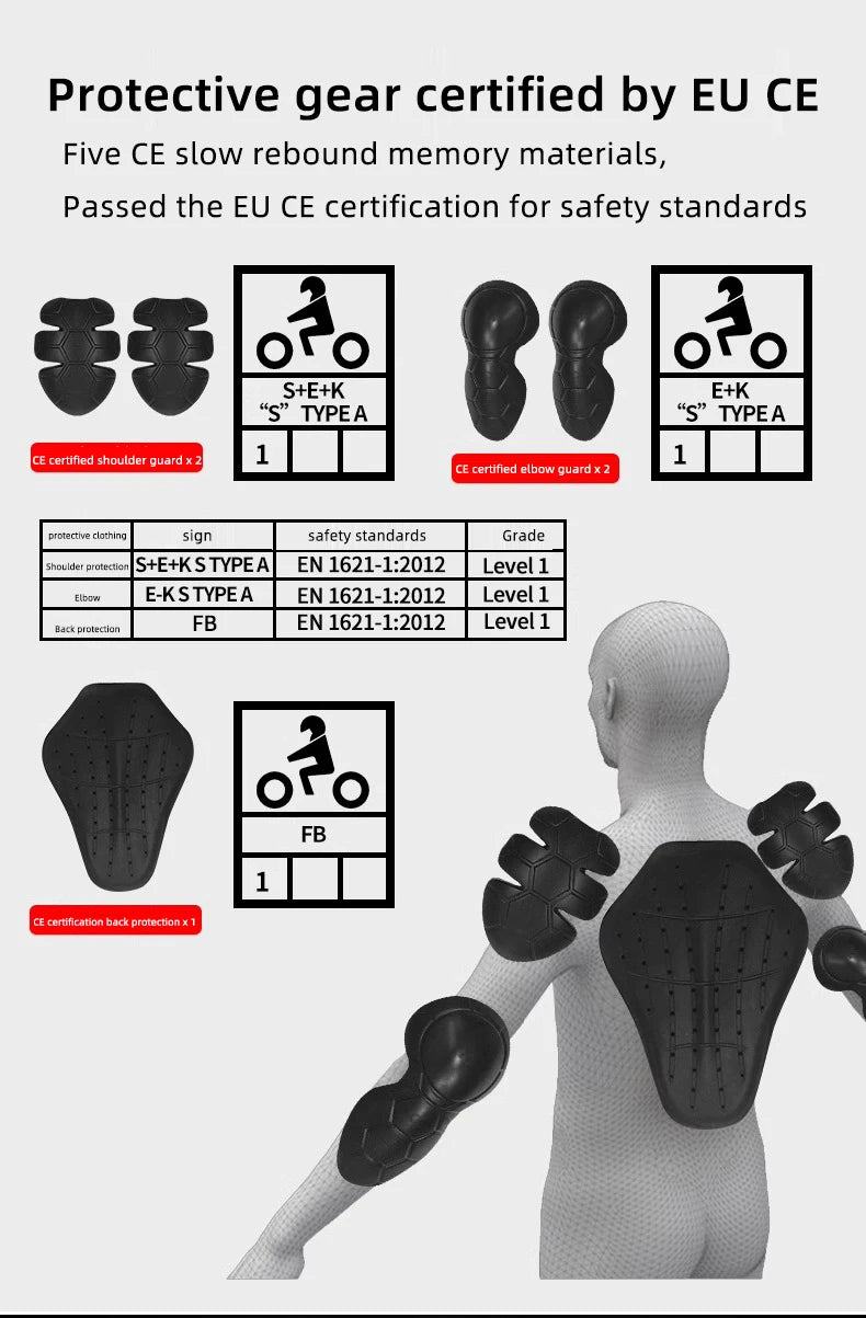 LYSCHY Motocross Jacket Pants Winter Warm Waterproof Motorcycle Riding Jacket Men Women Outdoor Off-Road Motorbike Rally Jacket