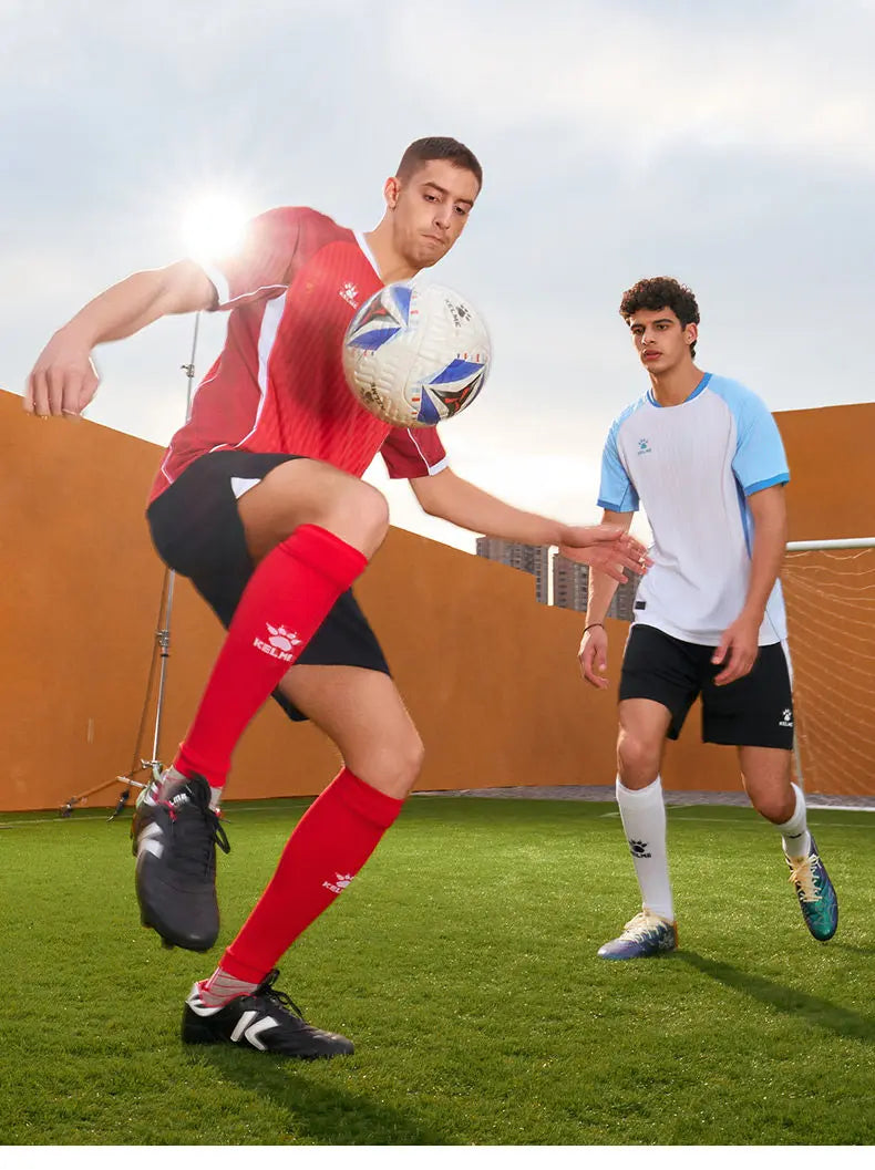 Kelme Men's Football Jersey Breathable Quick Drying Jersey Comprehensive Training Short Sleeved Top Customized Training Uniform