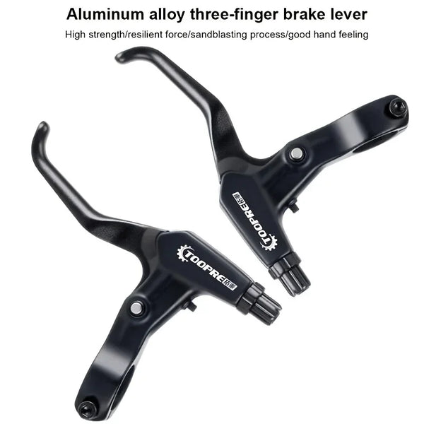 1 Pair Bike Brake Lever High Quality Ultralight Aluminum Alloy Bicycle BMX Brake Handle MTB Mountain Cycling Brake Levers V/Disc
