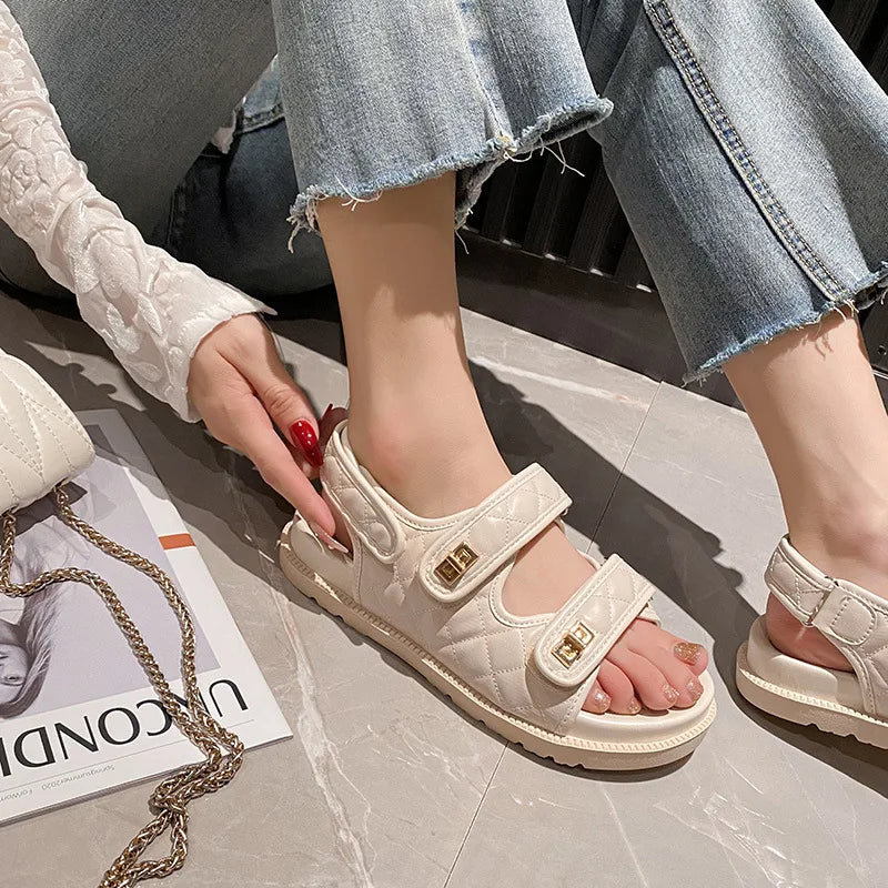 Women Sandals Soft Bottom Sandals Summer Platform Sandalias Mujer Elegant Shoes for Women Luxury Sandals Women Designers