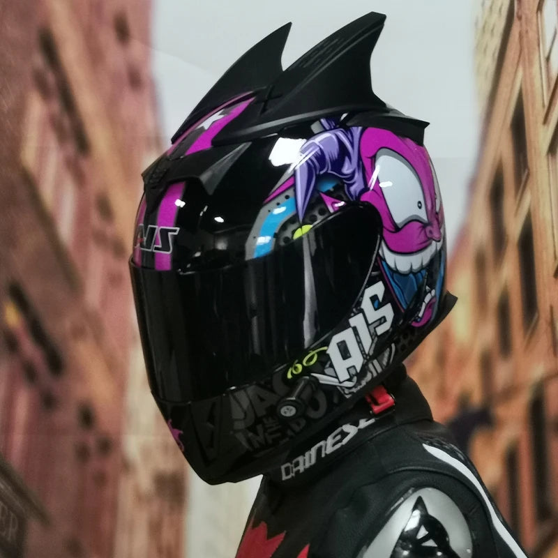 AIS helmet men and women electric motorcycle hard hat full helmet four-season summer knight head