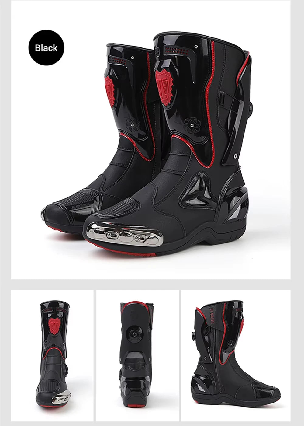 Motorcycle Boots Men Anti-slip Motorcyclist Shoes Adventure Touring Motocross MTB Dirt Bike Boots Motorcycle Accessories