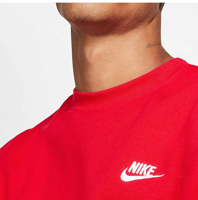 Nike Official Authentic Men's Fleece Knit Round Neck Sweatshirt Pullover BV2663-657