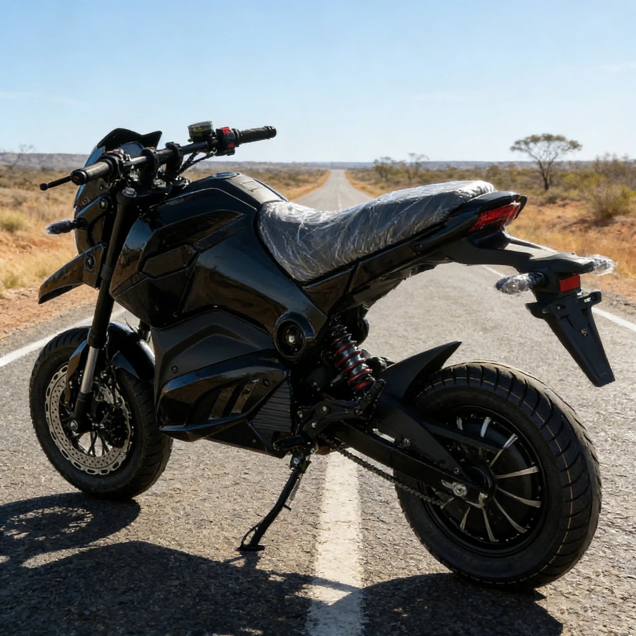 Long Range 65km Electric Motorcycle | Fast Adult Electric Motorcycle & Off-Road Dirt Bike with Lead-Acid Battery