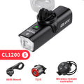 TOWILD CL1200 Smart Bike light Remote Control Bicycle Lights 5000mAh battery Type-C Rechargeable Road MTB IPX6 Bicycle headlight