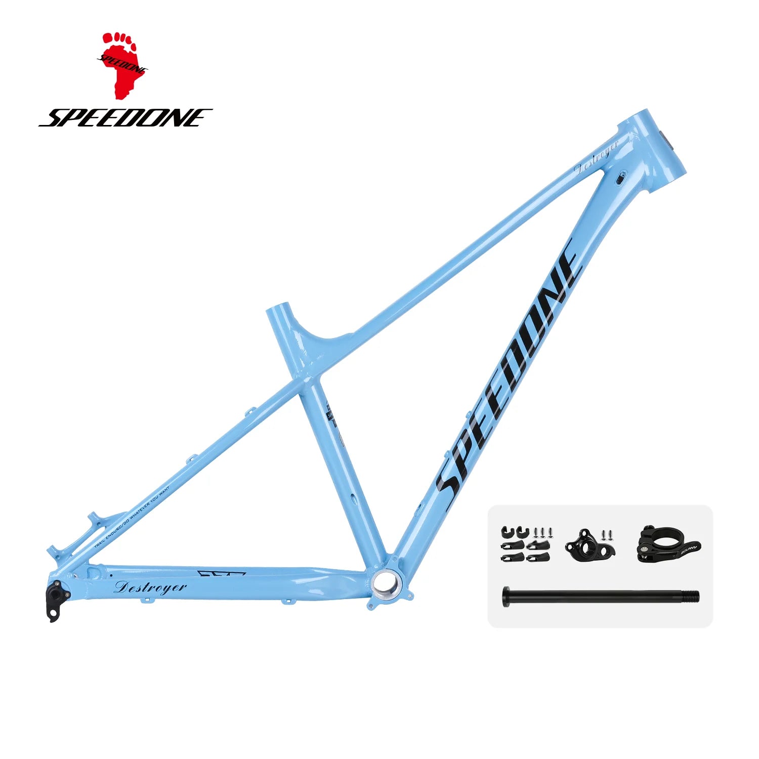 SPEEDONE 27.5/29inch Ultralight Aluminum AlloyBike Frame Mountain Bike Hardtail Frame Internal Routing 148x12mm Thru Axle