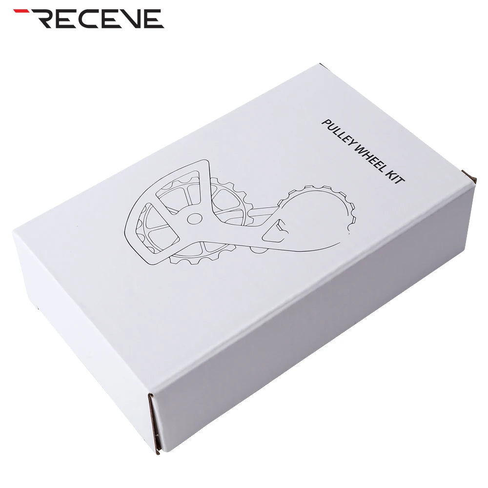 RECEVE Bicycle Derailleur Groupset Road Bike Rear Derailleur Pulley Ceramic Jockey Wheel Carbon Cycling R5800 R6800 R7000 R8000