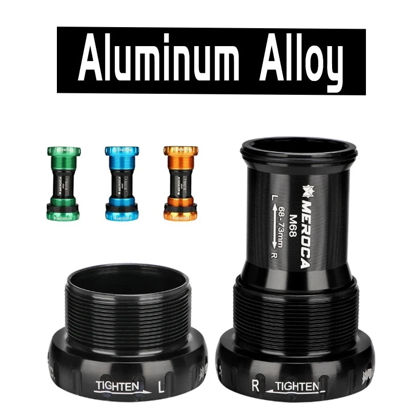 BB68 Bottom Bracket Bicycle BB 68mm 73mm Bottom Bracket Bsa 24mm Bottom Bracket 68 for Mtb Mountain Bike