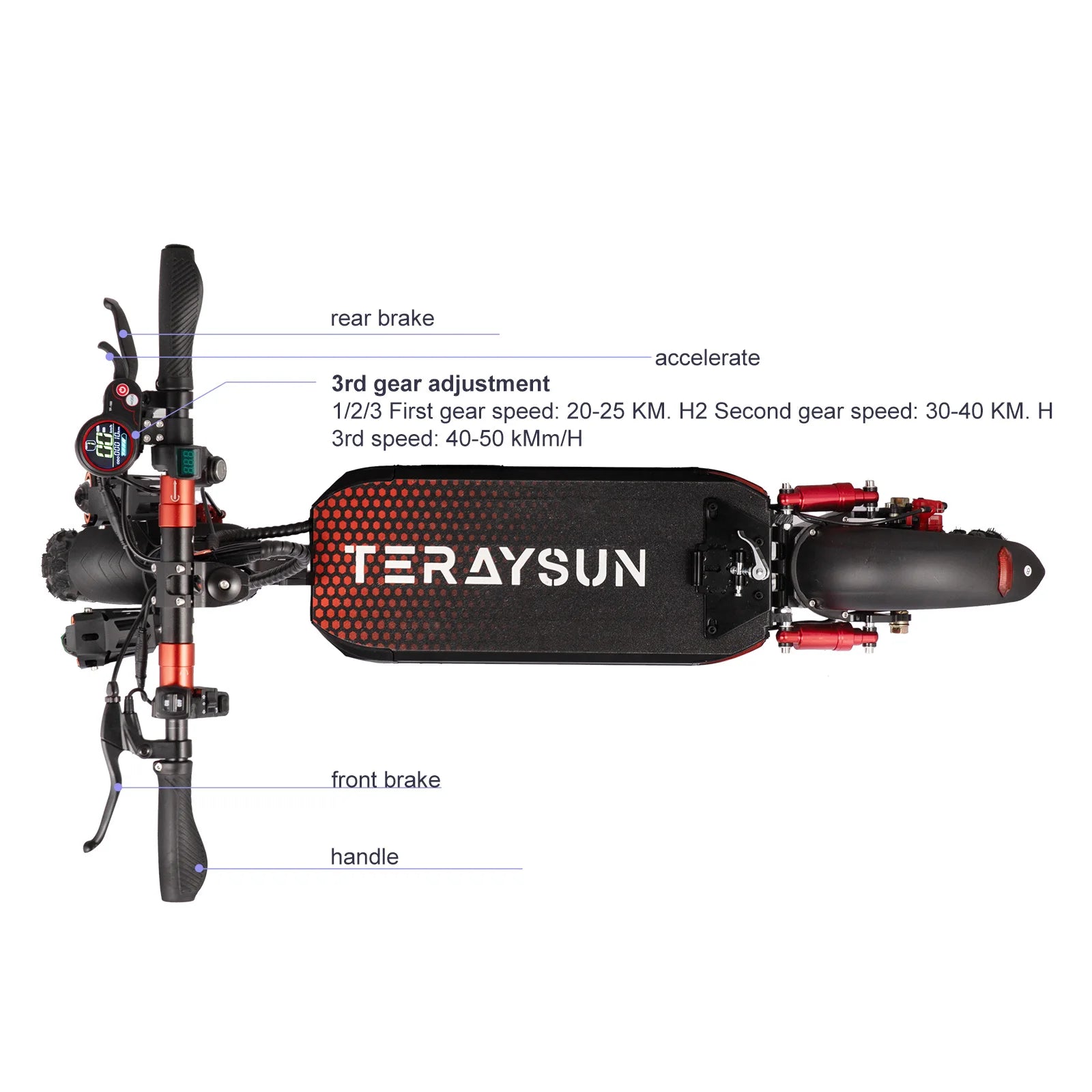 1200W Foldable 11\" Off-Road Electric Scooter with 11\" Tires Direct Shipping From US Warehouse Mobility E-Scooter Two Wheels