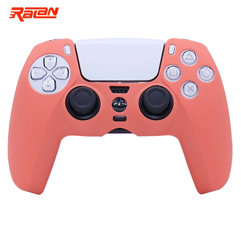 Soft Silicon Protective Case Cover For Playstation 5 Controller Skin Cases For PS5 Gamepad Controle Controller Games Accessories